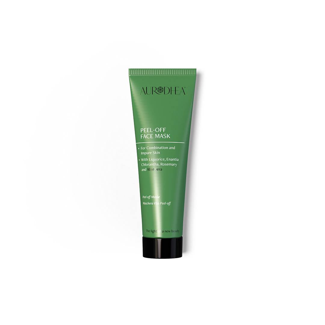 MASQUE VISAGE PEEL-OFF CLARIFIANT ET ÉCLAIRCISSANT À L'ALOE VERA, LA RÉGLISSE - POUR LES PEAUX MIXTES, GRASSES ET IMPURES
