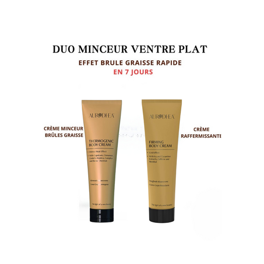 DUO MINCEUR VENTRE PLAT: EFFET BRULE GRAISSE RAPIDE EN 7 JOURS