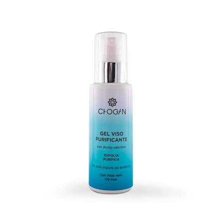 GEL POUR LE VISAGE PURIFIANT AVEC ACIDE SALICYLIQUE POUR LES PEAUX IMPURES ET AVEC ACNÉ