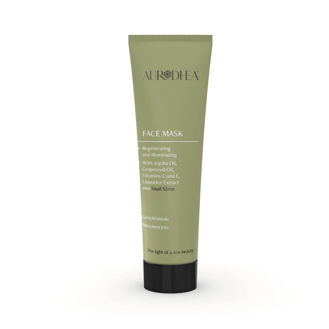 MASQUE VISAGE ILLUMINATEUR ET ÉCLAIRCISSANT À LA BAVE D’ESCARGOT ET VITAMINE C