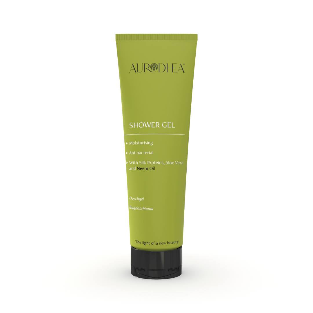 GEL DE DOUCHE À L’HUILE DE NEEM (pour les peaux sèches et sensibles souffrant de psoriasis, de dermatite, de cicatrices et de vergetures)