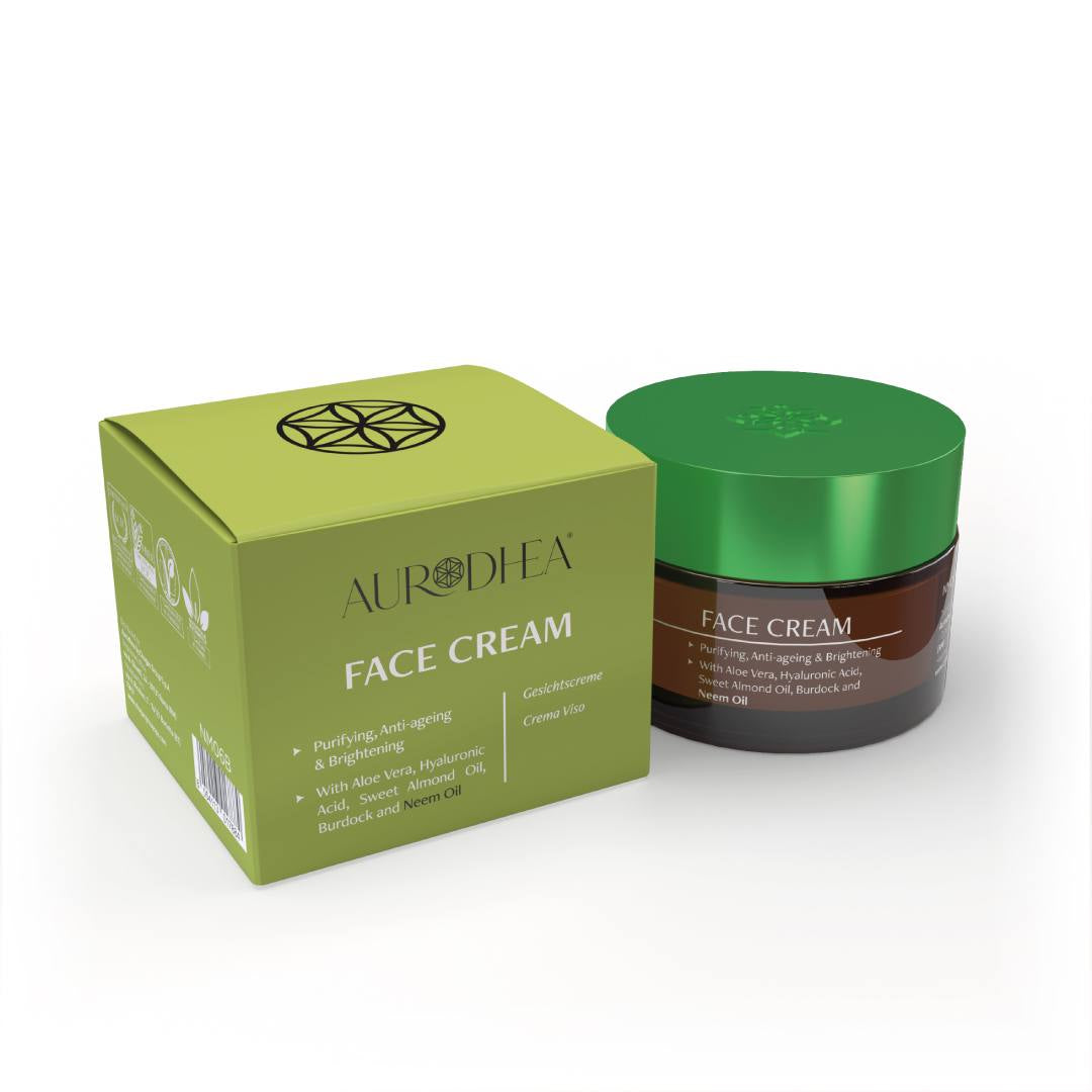 CRÈME DE VISAGE CLARIFIANTE À L’HUILE DE NEEM « PEAUX GRASSES, MIXTES, TENDANCES ACNÉIQUES »
